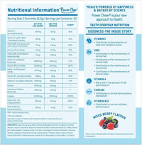 Power Chew Vitamins for Gorgeous Hair and Nails | Gummies for Women & Men | 60 Gummies 1 Month Supply | Healthy Nutrition Suitable for Vegetarians and Vegans | Super Tasty Food Supplement for Adults