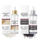 MEITREND Peel Shot Glow Rice Ampoule Duo, White & Black Rice Face Exfoliator Pore Minimizer, Gentle Soft Facial Scrub Exfoliator, Blackhead Remover, Acne Treatment, and Smooth Skin(30ml & 30ml)