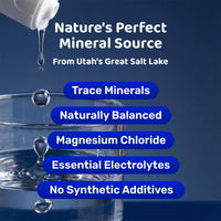 Ultra Lyte Trace Mineral Drops – 237 ml All Natural Complete Mineral Complex Food Supplement – 96 Days Supply – Electrolyte Drops – 72 Trace Minerals (8 oz)
