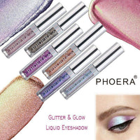 Phoera AQUAPURITY - PHOERA Magnificent Metals Waterproof Liquid Glitter & Glow Eyeshadow Palette Shimmer Long Lasting Cosmetic Metallic Eye Shadow Pigment Makeup (104 FOREST)