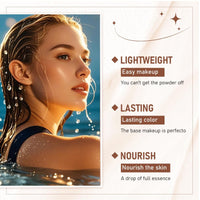 SHEBEEDO Flawless Eraser Foundation Stick Korean Double Head with Brush, Hydrating Lightweight Full Coverage, Waterproof Multi-Use Makeup Stick for Contour, Concealer & Blemishes (Natural)
