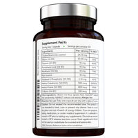 Vital Haven Triple Action Formula - Vitamin B Complex + Choline + Inositol - Vegan - High Strength - 4 Months Supply - Premium Ingredients - for Better Immune System and Cell Health - Made in The UK