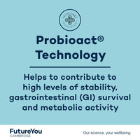 FutureYou ProBio 8+ (28 Powder Sachets) Probiotics for Gut Health, Probiotics for Women and Men, Gut Health Supplements with Lactobacillus Acidophilus W22 - Genuine FutureYou Cambridge Supplements