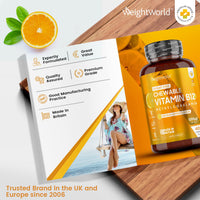 Vitamin B12 High Strength 1000mcg - 1+ Year Supply - 400 Chewable & Vegan Vitamin B12 Tablets - Sugar-Free Methylcobalamin - Vit B12 Supplement for Tiredness & Fatigue - Lemon Flavour - Made in The UK