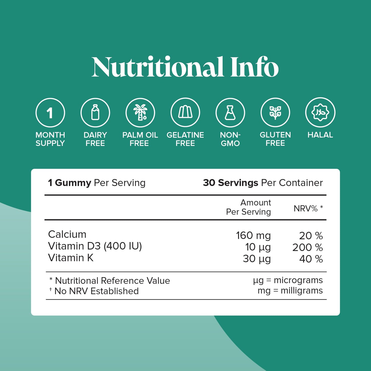novomins Kids Calcium Gummies - 160mg of Calcium Supplement - with Vitamin D3 K2 - Healthy Bones & Teeth - Alternative to Calcium Tablets - Vegetarian & Gluten-Free - 30 Calcium Gummies for Kids - Novomins