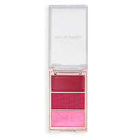 Revolution Beauty London Revolution, Blush Icon Palette, Cream & Pressed Powder Blusher, Highly Pigmented, Face Palette, Vegan & Cruelty-Free, 3 Shades, My Cherry Truth