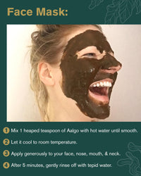AALGO Seaweed Powder - Aalgo Skincare Organic Seaweed Sourced from Nutrient-Rich Atlantic Ocean - Gives Comfort from Skin Issues with Regular Use - Deeply Hydrates & Nourishes the Skin - 600 g