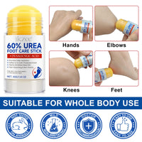 BODY JUICE OIL Urea Cream 60 Percent for Feet Plus 2% Salicylic Acid, Urea Foot Cream for Cracked Heels and Dry Skin, Cracked Heel Repair Cream, 2PCS