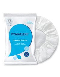 Dymacare DYMACARE No Rinse Shampoo Cap | Rinse Free Shower Cap That Shampoos & Conditions - PH Balanced & Hypoallergenic Waterless Hair Wash (1 Cap)