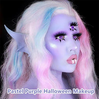Go Ho Water Based Pastel Purple Face Paint Stick Washable (1.06 Oz),Non-toxic Cream Body Paint,Full-coverage Face Body Paint Makeup Stick for Theater Halloween SFX Cosplay