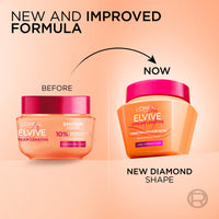 L'Oreal Paris Elvive Dream Lengths Hair Mask, Nourishing & Strengthening Treatment, Enriched with Castor Oil, For Long, Damaged Hair 300ml