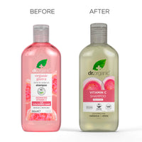DR ORGANIC Dr Organic Guava Shampoo, Vitamin C, Coloured Hair, Mens, Womens, Natural, Vegan, Cruelty-Free, Paraben & SLS-Free, Organic, 265ml, Packaging may vary