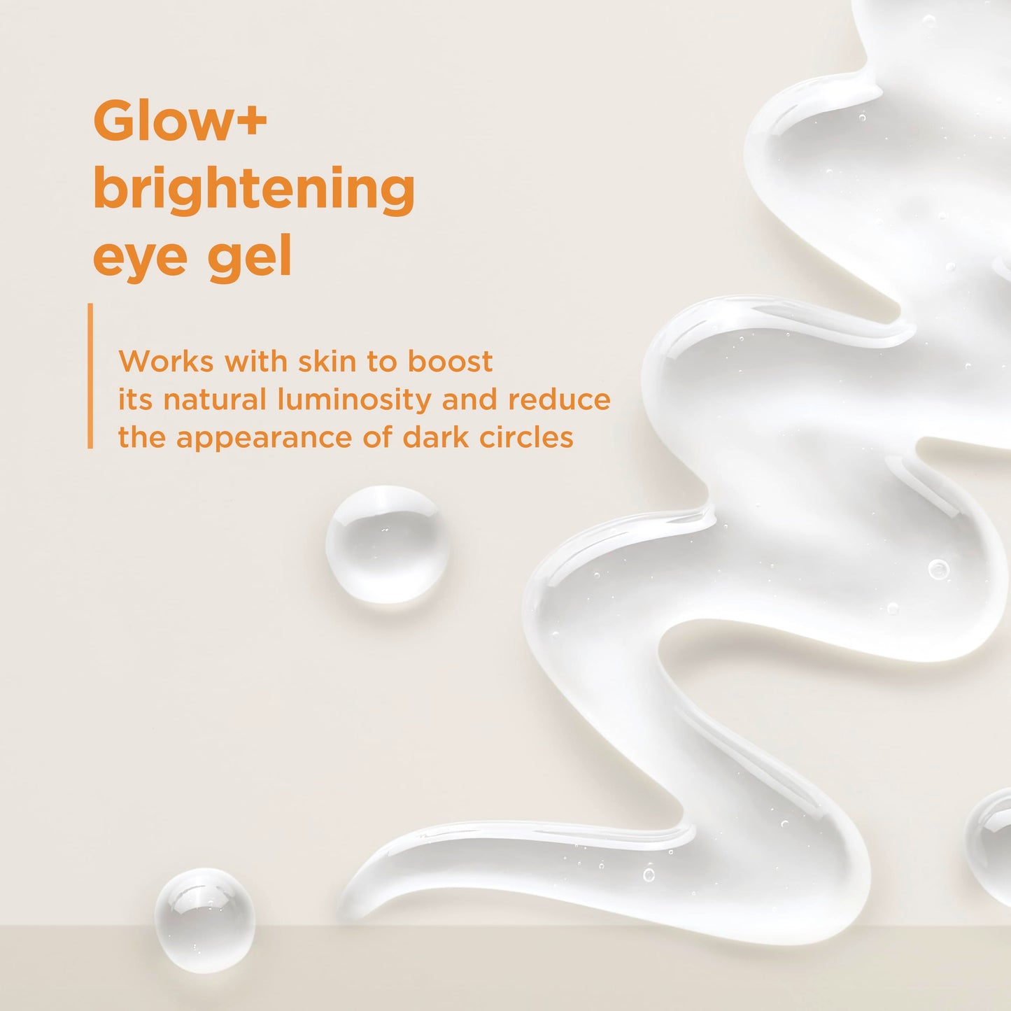 Simple Protect 'n' Glow Brightening Eye Gel Reduces Dark Circles and Relieves Screen-Stressed, Tired Eyes for Sensitive Skin 25 ml