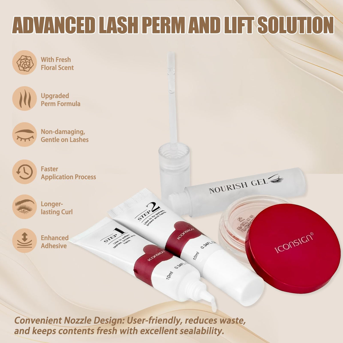 LUCKY CAT 2025 Lash Lift Kit - Professional Eyebrow Lamination Kit Lash Perm Beginner Set with High Adhesion Glue and Long-Lasting Curling, Gentle Formula for Sensitive Eyes