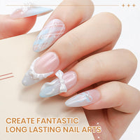 SUPWEE Solid Builder Gel, Pearl White 3D Sculpture Gel Nail Art Non-Stick Hand Nail Extension Varnish for Carving Patterns Decoration DIY Home Salon Manicre