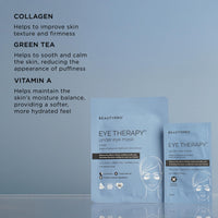 BeautyPro BEAUTYPRO EYE THERAPY Under Eye Gel Patches Natural Green Tea Extract Pads Collagen Skincare Masks for Puffy Eyes Dark Circles & Wrinkles Vegan 3 Pairs Multi Award Winning Brand
