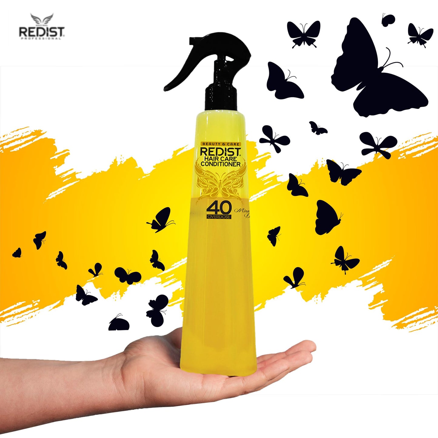 Redist Two-Phase Hair Conditioner 400ml | Miracle Oil 40 Overdose Leave-In Treatment for Detangling, Shine, and Split End Removal