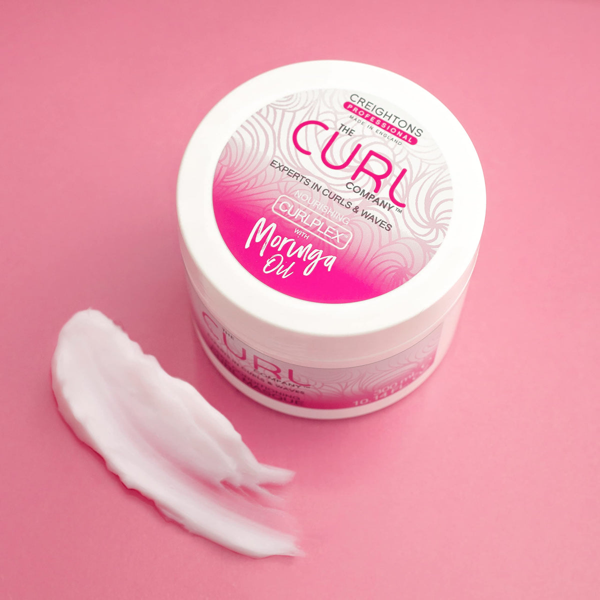 The Curl Company Deep Conditioning Curl Masque (300 ml) - Deeply Nourishes Dry damaged Curls, Ideal for Waves, Curls and Coils, Professionally Formulated with Curplex and Nourishing Moringa Oil