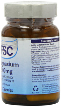 FSC 500mg Magnesium - Pack of 30 Capsules
