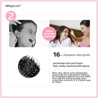 VMAGIC CARE Detangling Brush - glide the Detangler Brush through Tangled hair - Best Comb for Women, Girls, Men & Boys - Use in Wet and Dry Hair (Pink)