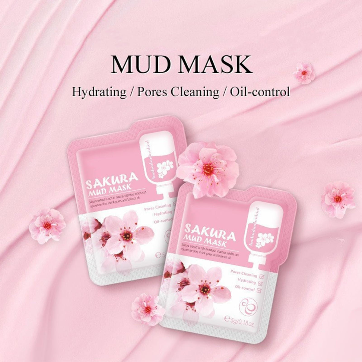 INSKIN Sakura Skin Care Sets & Kits, Girlsfriend Gifts, Pamper Gifts for Women with Serum,Cream,Sleep Mask,Eye Mask- Pamper Set for Teen,Girls,Women,Mom | Birthday, Travel Skincare Set（14PCS）