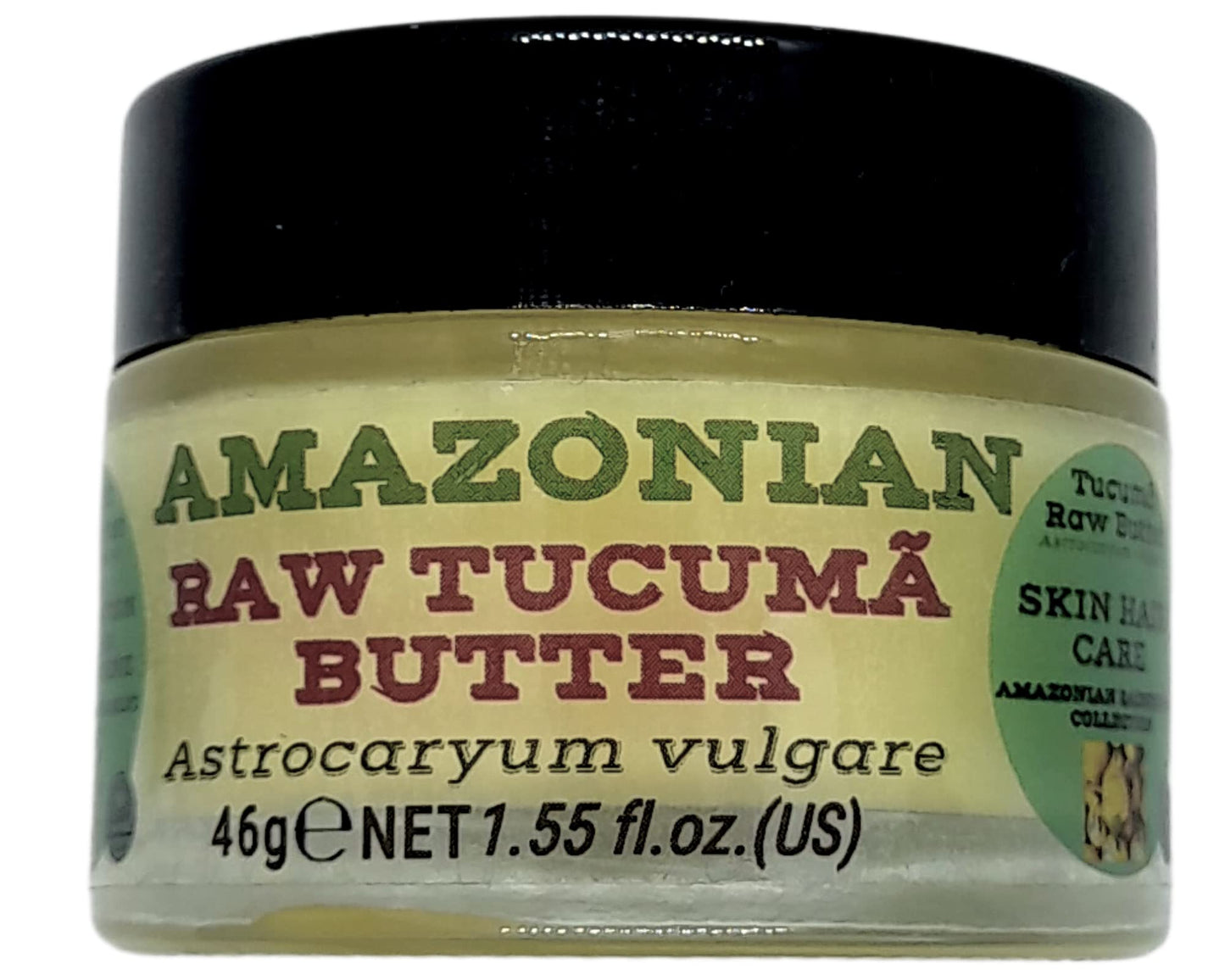 Nativilis Natural Essential Oils Nativilis Amazonian Raw TUCUMA BUTTER (Astrocaryum vulgare) – GREAT HAIR CONDITIONER - HIGH CONCENTRATION VITAMIN-A BETA-CAROTENE - SKIN and Hair Care - nourishing, moisturizing, antioxidant - Copaiba