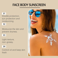 Tallow Sunscreen Face Cream SPF 50 – Natural Mineral SunCream - Organic Sun Cream for Skincare – Non-Greasy Beef Tallow Sunscreen Moisturising Base for Outdoor Use, Fast Absorbing