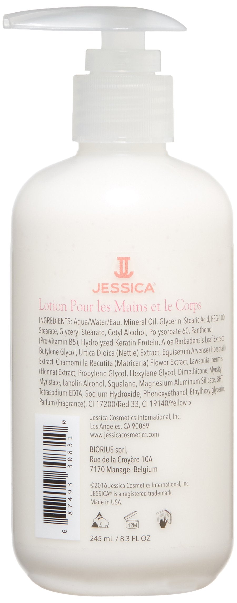 JESSICA Body Treats Hand and Body Lotion, Treasure, 245 ml