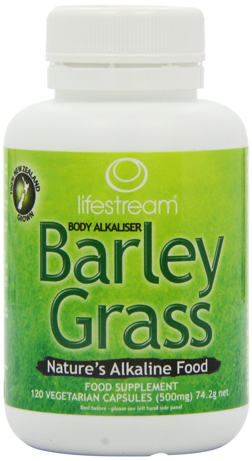 Lifestream Organic Barley Grass Powder (120 Capsules)