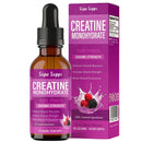 Supa-Supps Creatine Monohydrate Liquid Drops - 60ML | Potent Creatine for Muscle Growth | Easy-to-Use Berry Blast Flavour | Creatine Monohydrate Powder Alternative | Maximum Gym Performance | Enhanced Absorption
