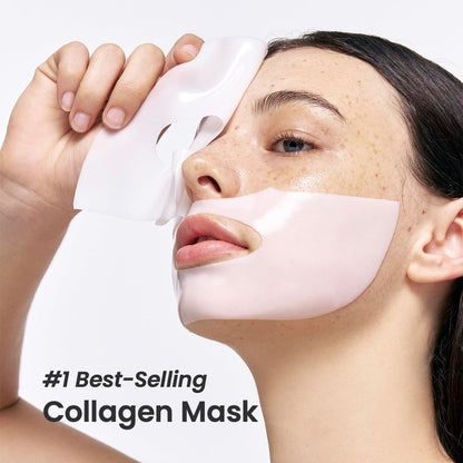 BIODANCE Bio-Collagen Real Deep Mask, Hydrating Overnight Hydrogel Mask, Pore Minimizing, Elasticity Improvement, 34g x4 ea