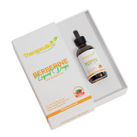 Therapeutico Berberine Supplement Liquid Drops | 3000mg | Mixed Berry Flavour | 99% Bio-Availability | Vegan | 60ml
