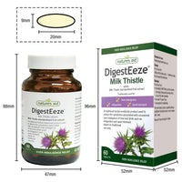 Natures Aid DigestEeze Milk Thistle, 60 Tablets