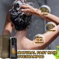 Ruojiar Po/lar Hair Dye Shampoo,3 in 1 Hair Color Shampoo,Instant Color Sham/poo,Colour Sham/poo for Gray H/air,Herbal Ingredients,Semi Permanent Ha/ir Dye,Gentle Maintenance Solution,Long-Lasting,Light Brown