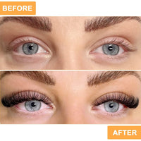 B&Qaugen 280Pcs Cluster Lashes D Curl 40D Mix 9-16mm Lashes Individual Cluster Eyelashes Individual Lash Clusters Extensions DIY Lash at Home (40D-0.07D-9-16mix)