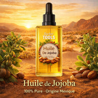 BARBER TOOLS Jojoba Oil | 100% Pure, Natural & Cold Pressed | Face, Body, Hair, Beard, Nails | (80 ml)
