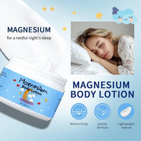 MrCuvaryas Magnesium Lotion for Kids, Magnesium Cream for Sleep,Calm Magnesium Cream, Baby Magnesium Lotion With Lavender Essential Oils,Body Skin Care for Relaxation, Muscle Comfort