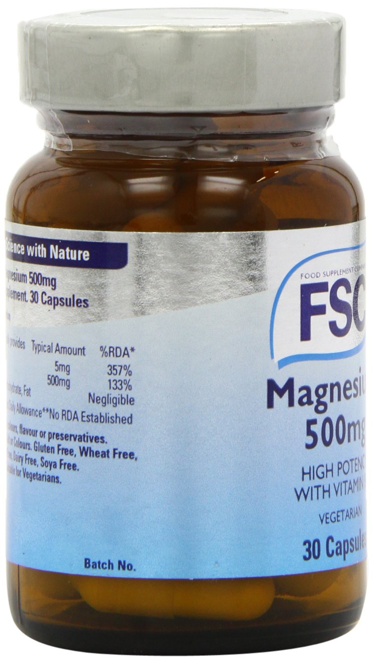 FSC 500mg Magnesium - Pack of 30 Capsules