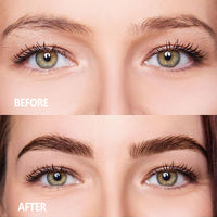 QIAWES Waterproof Eyebrow Pen - Micro Tip Eyebrow Pencil, Liquid Eyebrow Fork Tip Pen, Microblading Eyebrow Pen, Creates Natural 3D Eyebrow Hair, Long Lasting (Black)
