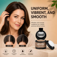 UOYOU Hairline Powder Light Blonde Root Touch Up, Instantly Conceals Hair Loss, Gray Root Cover Up Powder for Thinning Hair Men & Women, Water & Sweat Resistant, Includes Brush (Light Blonde)