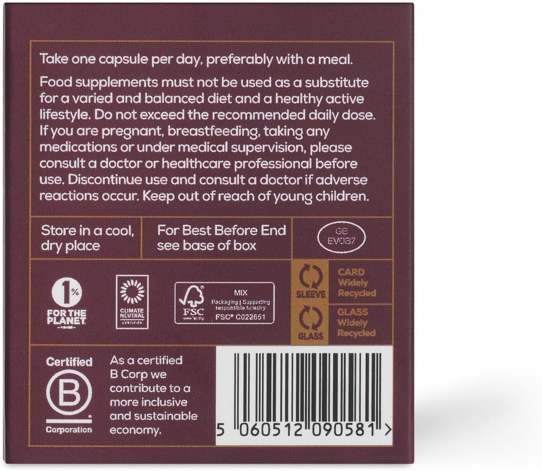 Ancient + Brave Noble Collagen - Type 2 Collagen Capsules for Joint Health, Healthy Bones & Ligaments - Enhanced with Vitamin C, Boswellia Serrata & Manganese - Gluten Free, Soy Free, 30 Capsules