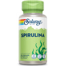 SOLARAY Spirulina Algae - 100 Vegan Capsules not Tablets or Powder - High Strength Spirulina Supplement with Added Vitamin A 70mcg - Lab Verified - Solaray