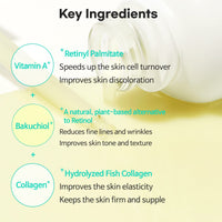 TIAM Vita A Bakuchiol Youth Serum – Intense Firming Face Serum | Face Brightening Vitamin A Serum for Face | Fish Collagen- Infused Skin Brightening K beauty Skincare Serum (1.35 fl. oz.)