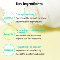 TIA'M TIAM Vita A Bakuchiol Youth Serum – Intense Firming Face Serum | Face Brightening Vitamin A Serum for Face | Fish Collagen- Infused Skin Brightening K beauty Skincare Serum (1.35 fl. oz.)