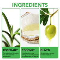 JYW Rosemary Hair Growth Shampoo and Conditioner Set, 300ml Each, Biotin Infused, Strengthening Formula