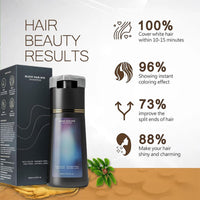 Hair Dye Shampoo,Hair Dye Sham-poo,Instant Ha-ir Dy-es Shampoo,Ha-ir Colour Sham-poo Care,3 In 1 Instant Hairs D-ye Sham-poos,Easy to Use Shampoos D-ye,Colour Shampoos to Cover Grey Hairs,Purple