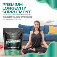 Nutrality Spermidine Supplement 5mg | For Men & Women | Wheat Germ Natural Supplement-Immune System & Cell Renewal-Longevity Support | Vegan | 60 Capsules