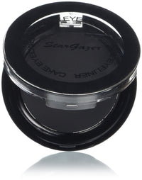 Black Cake eye liner. A wet and dry use pressed powder cake eye liner.