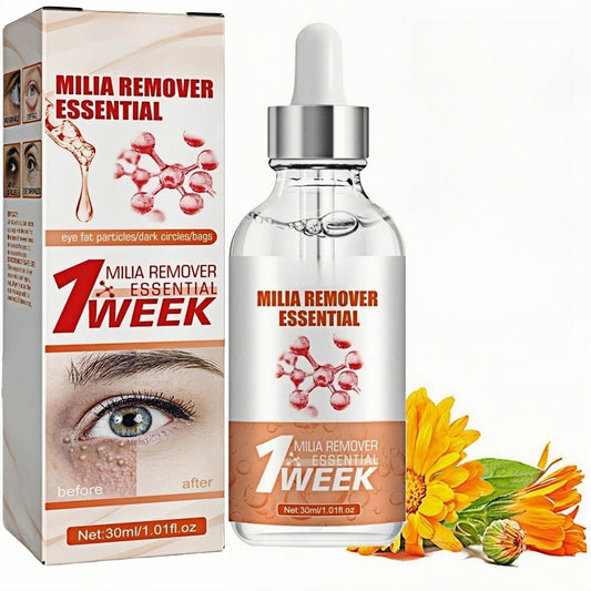 SEMECOMER Advanced Milia Remover Serum – Dual-Action Formula Soothes Milias, Dark Circles, Puffiness & Bags, Brightens & Tightens Under-Eye Area. Milia Removal Anti-Aging Treatment for Saggy Skin
