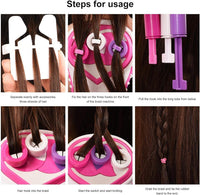 CYJXL Hair Braiding Machine, Automatic Braiding Machine With Comb, Electric Hair Braiding Machine Quick Twist 3 Actions Magic Tool For DIY Hairdresser, Hairstyling Set